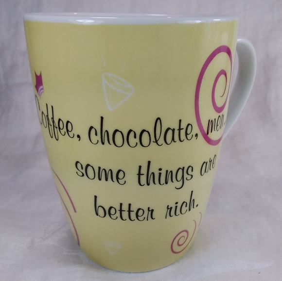 Alece Birnbach Other - Coffee, Chocolate, Men, Some Things Are Just Better Rich MUG 13 oz Cup Alece